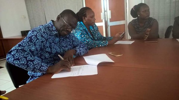 Besigye and Ingrid file complaints to the Human Right Commission recently. PHOTO WatchDogUganda