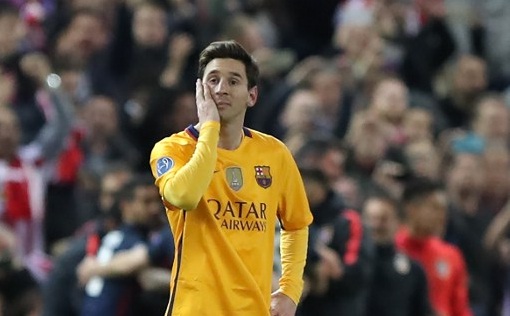 Messi was toothless against Athletico Madrid. PHOTO BY AFP