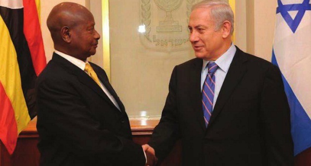 FILE PHOTO Museveni and Natanyahu