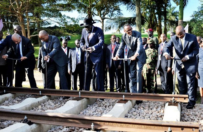 NCIP presidents launch the Standard Gauge Railway Project