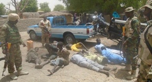 A recent Nigeria Army photograph of an operation against Boko Haram