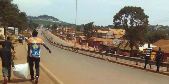 Entebbe road deserted prior to the arrival of South Korean and Turkish heads of state. PHOTO/JIMMY SIYA