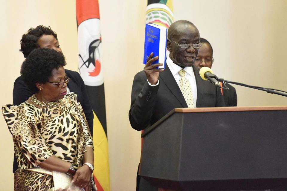 Vice President Ssekandi swearing in