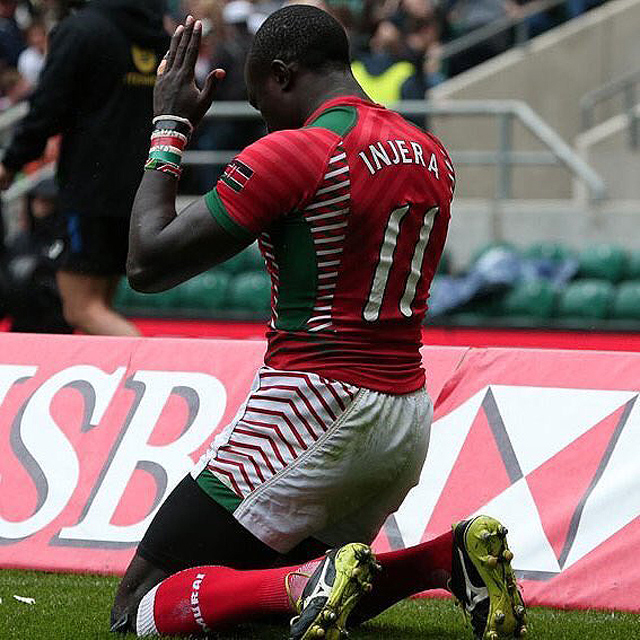 East Africa's most successful rugger Collins Injera will be here to cheer on his 15s colleagues in the Elgon Cup