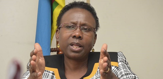 Health minister Jane Ruth Aceng