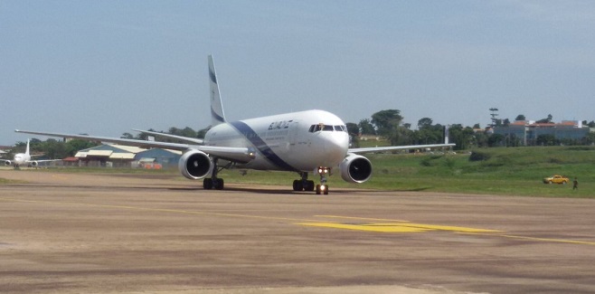 Netanyahu in Uganda. PHOTO VIA UG MEDIA CENTRE