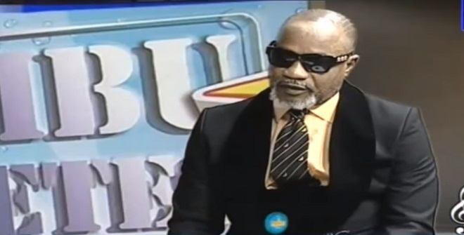 Screenshot from Olomide interview where he apologised today