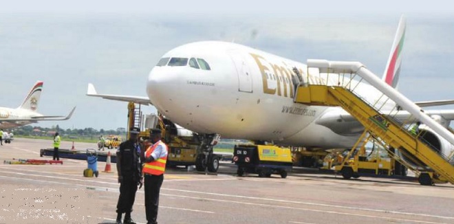 If it is revived, Uganda Airlines will have to compete with global carriers such as Etihad Airways (L) and Emirates Airlines.IN DEPENDENT/JIMMY SIYA