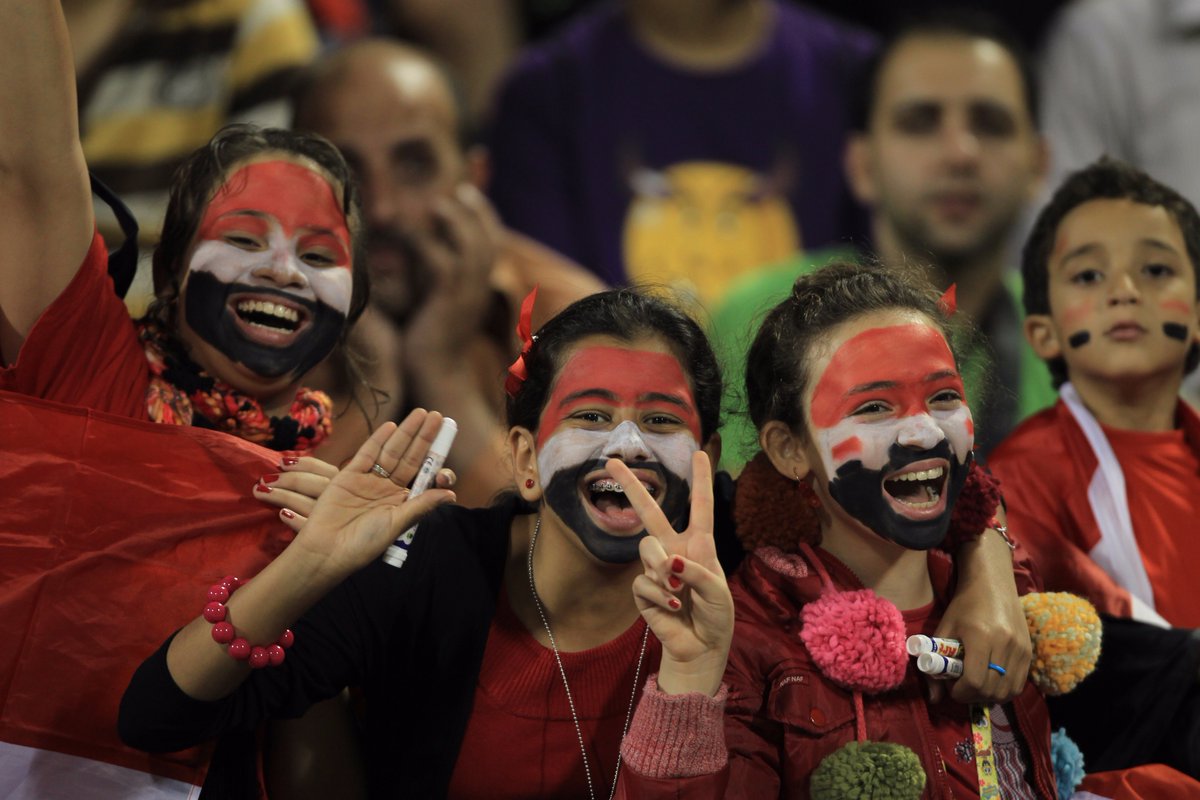 Egyptians celebrate