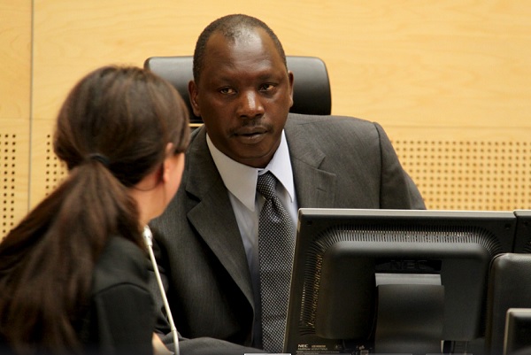 Lubanga during hearing of his case.