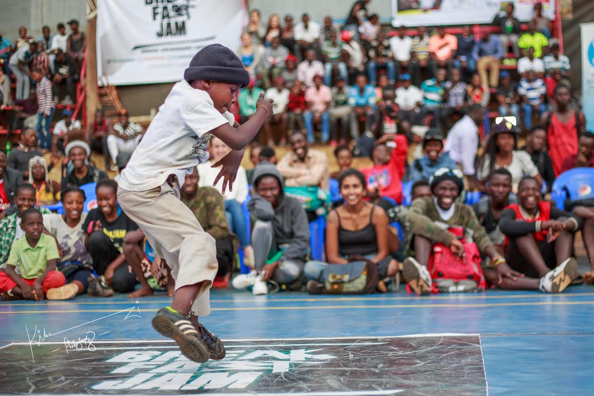 Kids winner Ndaula does his thing at the YMCA. PHOTOS BY BPU