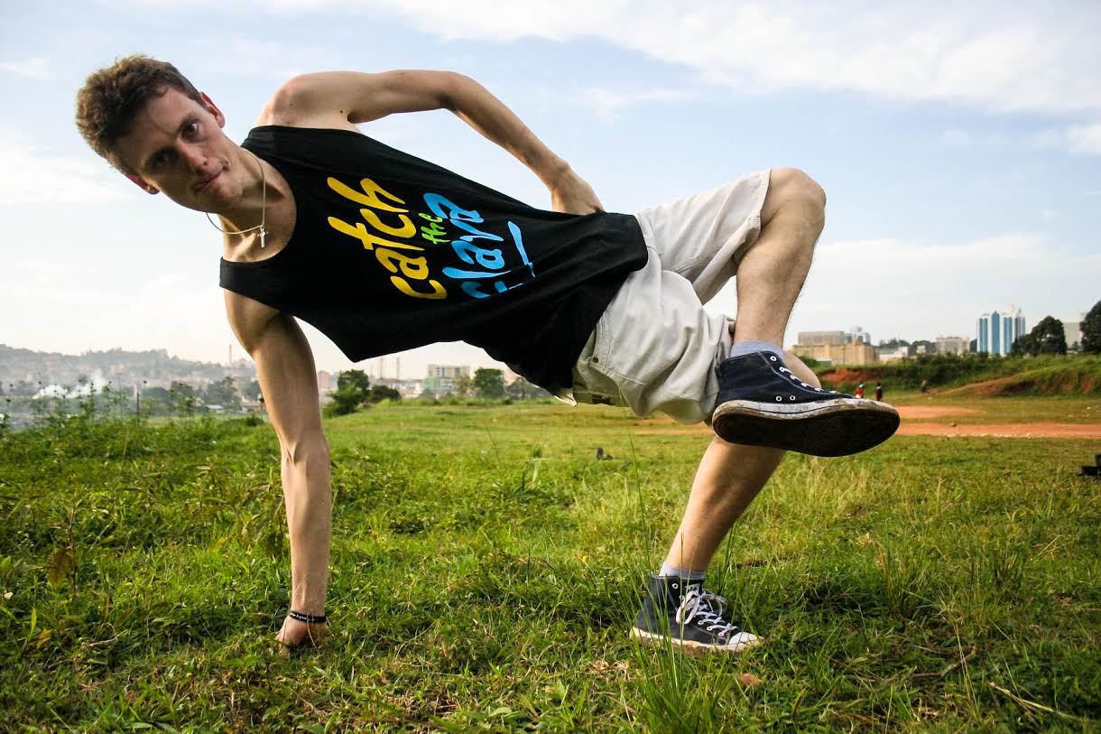 Mateusz 'Bboy Mefo' Godlewski from Poland already in town practising