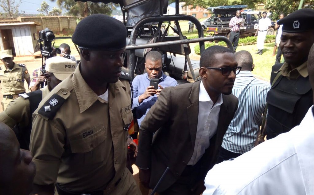 Mathew arrives at court today. PHOTO @qataharraymond 