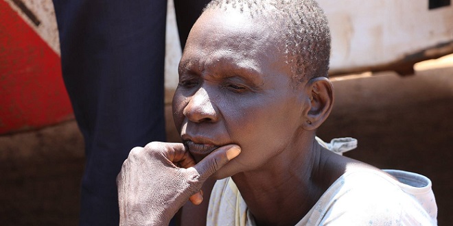 A refugee in Uganda from South Sudan.