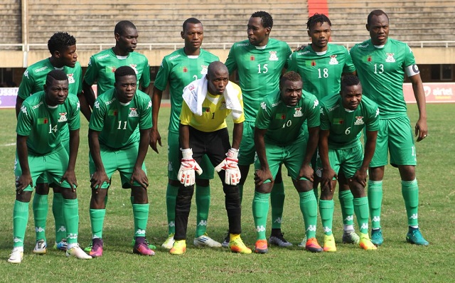 The Zambia side that beat Uganda Cranes. PHOTO FUFA MEDIA