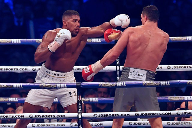 Anthony Joshua world IBF and WBA champion