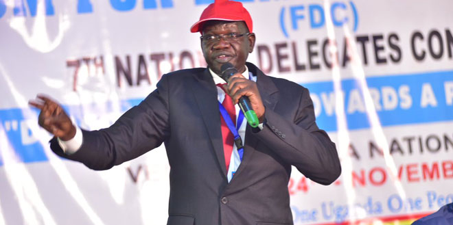 Image result for Images of current leader of the FDC party, Patrick Oboi Amuriat