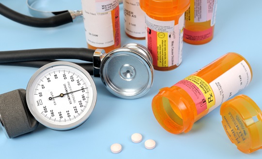 can you take omeprazole with high blood pressure medication