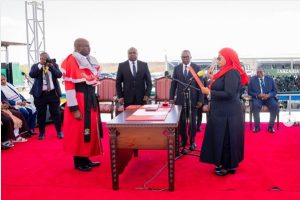 Samia Suluhu Hassan sworn in as Tanzanian president