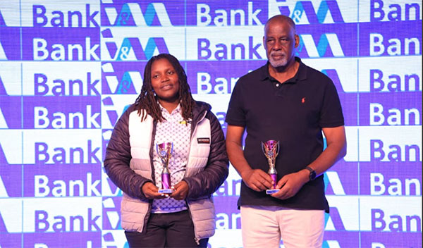 Mariera and Koowe are Katogo Golf Series champs at Entebbe Club