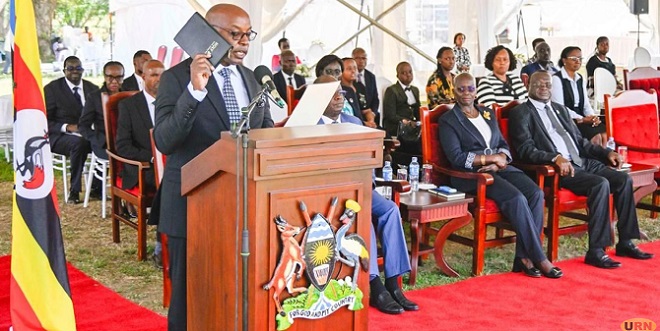 Dr Flavian Zeija sworn in as Uganda’s new Chief Justice