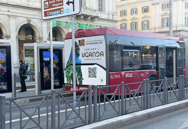 Uganda launches transit advertising campaign in Italy to boost tourism