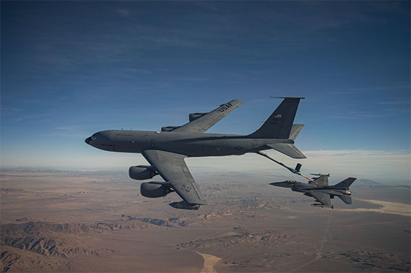 U.S. refueling aircraft goes down in western Iraq