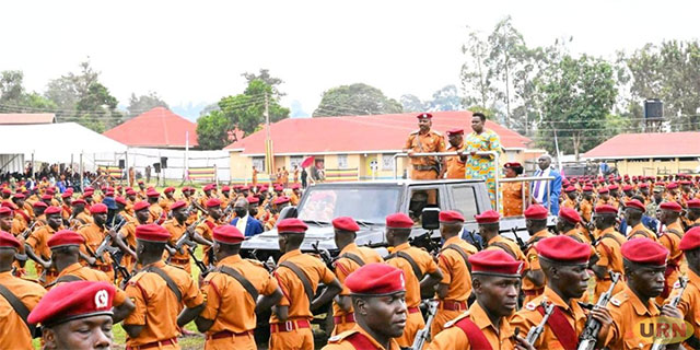 VP Alupo presides over pass out of 1,200 recruit prison warders