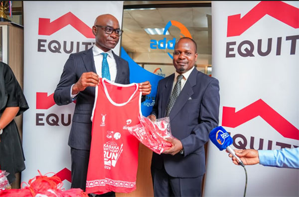 Equity Bank supports Kabaka Birthday Run with kit purchase