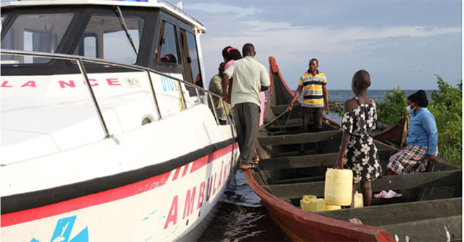 The boat ambulances saving lives on Africa's largest lake
