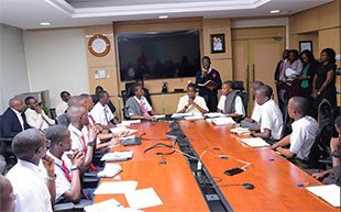 School boys take charge of Absa Bank offices for a day