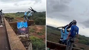 Woman dies in Brazil after rope jump without safety line