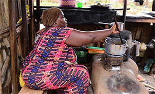 Women in rural Uganda celebrate impact of eco-stoves