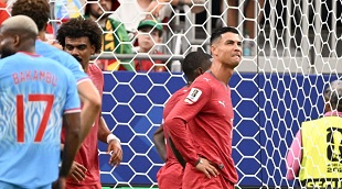 Portugal draws 1-1 with DRC in FIFA World Cup Group K opener