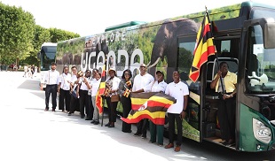 Uganda takes Tourism Bus campaign to Paris