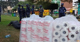 UNBS seizes counterfeit toilet tissue in Kikuubo